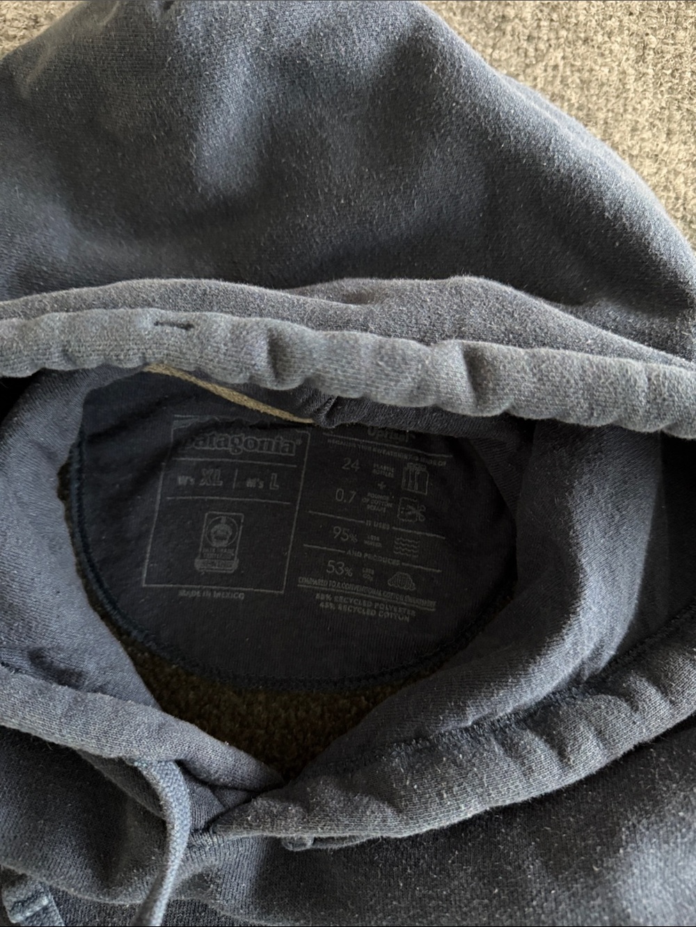 Patagonia Line Logo Ridge Stripe Uprisal Hoody - Picture 7 of 8